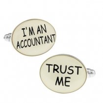 Butoni de camasa "Trust me, I'm an Accountant"