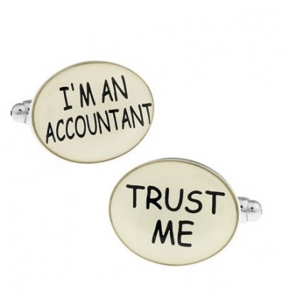 Butoni de camasa "Trust me, I'm an Accountant"