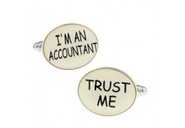 Butoni de camasa "Trust me, I'm an Accountant"