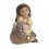 Fetita cu pisici - figurina din ceramica