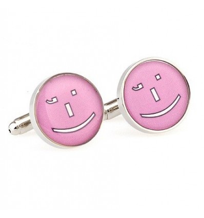 Butoni de camasa "Pink Face"