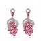 Cercei Chandelier Sophisticated Ruby