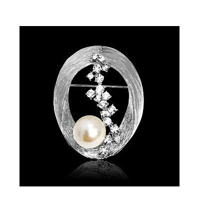 Brosa Pearl and Diamonds Embrace