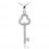 Colier din argint Magical Diamond Key