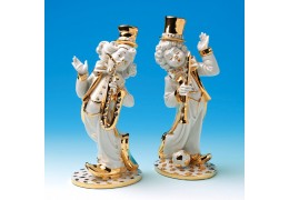 Clovni din portelan de Limoges cu cristale Swarovski