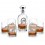 Sticla de Whisky si Set 6 pahare made by Chinelli Italy