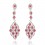 Cercei cu cristale Swarovski - "Oscar Pink" - PARURE MILANO