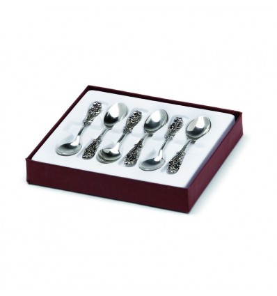 Set de 6 lingurite Silver 925% by Sheffield Made in Italy