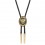 Cravata americana Bolo Tie incrustata cu aur by Toledo