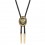 Cravata americana Bolo Tie incrustata cu aur by Toledo