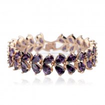 Bratara cu cristale Swarovski "Purple Brightness"