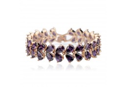 Bratara cu cristale Swarovski "Purple Brightness"