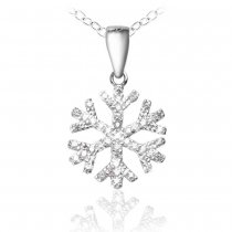 Colier "Winter Magic Silver 925 Crystal Diamonds"
