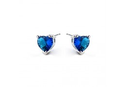 Cercei cu cristale Sapphire Love