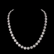 Statement Diamond Queen Necklace Made with Swarovksi Elements