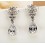 Cercei candelabru cu cristale "Royal Diamonds"