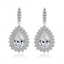 Cercei cu cristale "Magic Diamond Drops"
