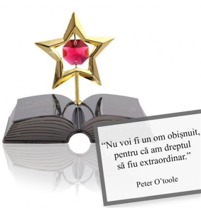 Peter O'Toole  - despre excelenta - Colectia citate motivationale cu cristale Swarovski