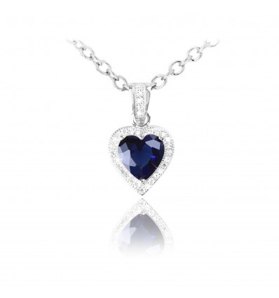 Colier din argint "Heart of The Ocean"
