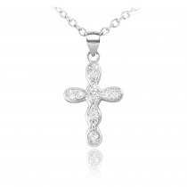 Colier din argint "Precious Cross"