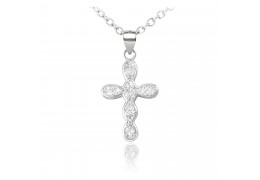 Colier din argint "Precious Cross"