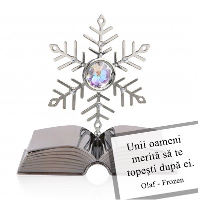 Fulg de nea - Citate motivationale cu cristale Swarovski