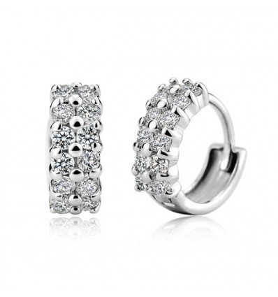 Cercei din argint "Diamond Drops"