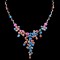 Colier cu cristale  "Spring Colours"