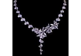 Colier cu cristale cubic zirconia "Mysterious"