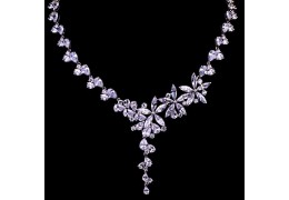 Colier cu cristale cubic zirconia "Mysterious"