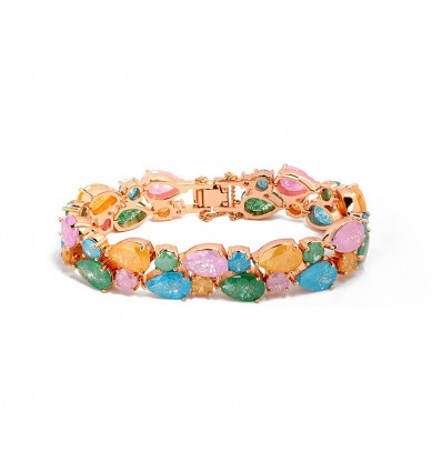 Bratara cu cristale cubic zirconia "Happy Diamonds"