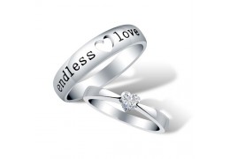 Inele din argint pentru indragostiti  "Endless Love"