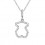 The Teddy Charm Crystal Necklace