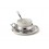 Set argintat pentru cappuccino - Made by Chinelli Italy