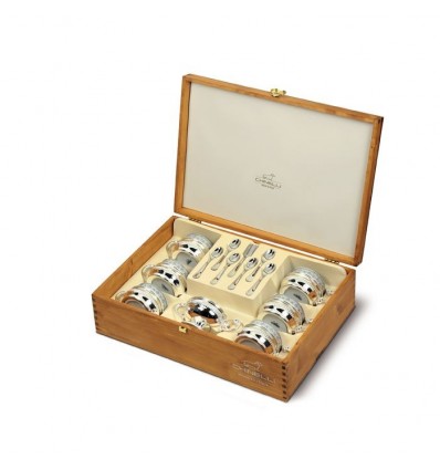 Set argintat pentru ceai by Chinelli Italy