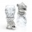 Set argintat de pahare pentru vodca "Quadri Bear" by Chinelli Italy