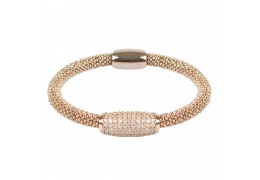 Bratara cu cristale Swarovski "Simplicity-Gold" - PARURE Milano