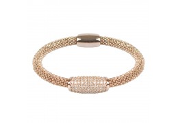 Bratara cu cristale Swarovski "Simplicity-Gold" - PARURE Milano