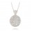 Colier cu cristale Swarovski "Round Glow" - PARURE Milano