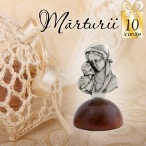 Statuete argintate - oferta de 10 marturii de nunta