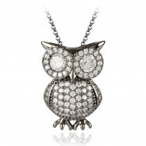 Colier cu cristale Swarovski "Mistery Owl" - PARURE Milano