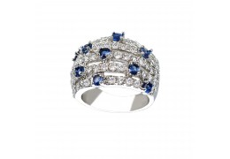 Inel cu cristale Swarovski "Crystal Infinity" - PARURE Milano