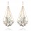 Cercei candelabru cu cristale Swarovski si sidef - PARURE Milano