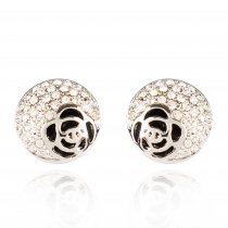 Cercei cu cristale cubic zirconia "Shimmering Roses" PARURE Milano