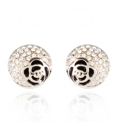 Cercei cu cristale cubic zirconia "Shimmering Roses" PARURE Milano