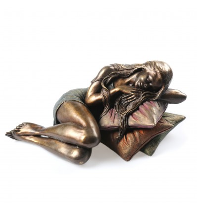 Statueta din bronz "The Sleeping Lady"