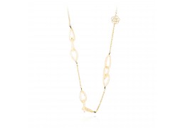 Colier decorat cu cristale Swarovski "Rose Glow" - PARURE Milano