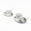 Set espresso pentru doua persoane by Chinelli Italy