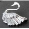 Brosa cu cristale austriece "Lady Swan"