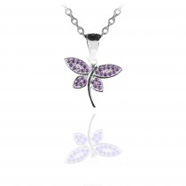 Martisor pandantiv din argint 925 "Butterfly Embrace"